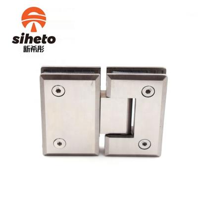 China Long Working Life Factory Price Bathroom Hardware 180 Degree Fitting Adjustable Shower Door Hinge Door and Cabinet Glass Hinge for sale