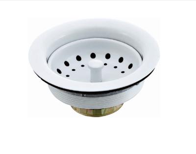 China 3.5 Inch Stainless Steel Drain Basket Sink Strainer Strainer For Kitchen for sale