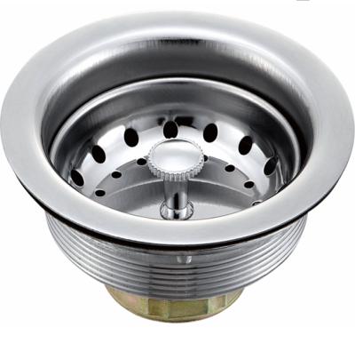 China CUPC Strainer 4.5 Inch Stainless Steel Drain Sink Basket Strainer for sale