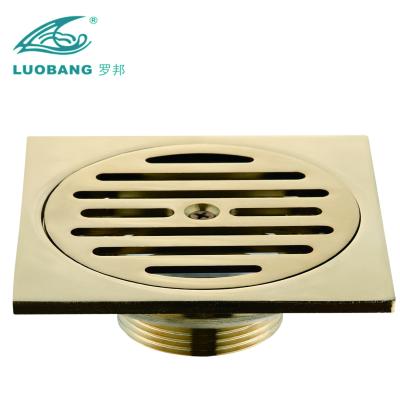 China Good quality bronze brass strainer LUOBANG LB-3129 floor drain for sale