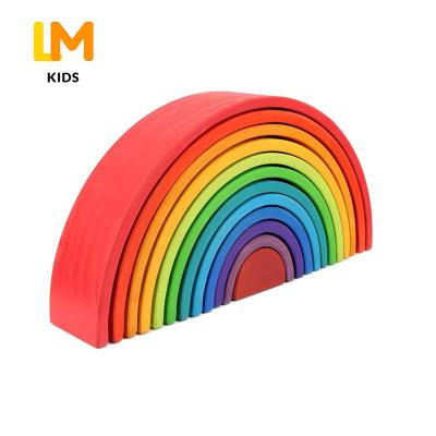 China Multicolor Set of EducationStacking Toy Kid Educational Building Blocks DIY Building Brick Early Childhood DIY Gift Baby Toys for sale