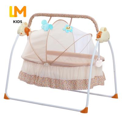 China New Style Modern Modern Travel Practical Newborn Cradle Bed Designs Folding Rocking Huts Swing Baby Crib for sale