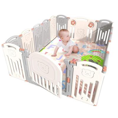 China Shenzhen Newest Design Easy Folding Baby Playpen Multifunctional Baby Safety Play Yard for sale