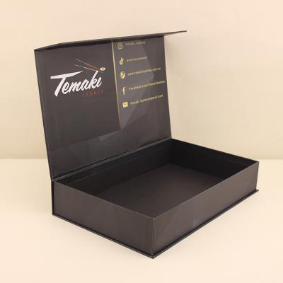 China Luxury Black Hard Paper Box Materials Luxury Black Hard Paper Box Recycled Logo Print Foldable Essential Oil Cosmetic Perfume Bottle Packaging Gift Box for sale