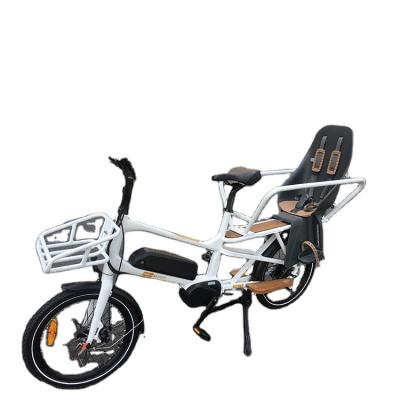 China Aluminum Alloy 250W/350W M400 mid motor electric cargo bike for sale