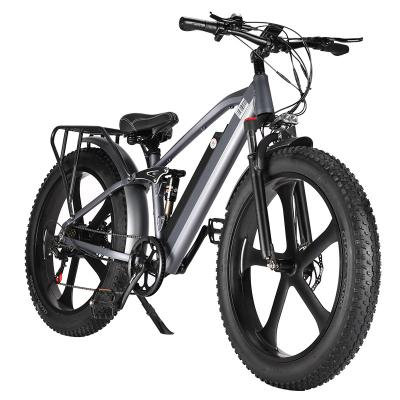 China Aluminum Alloy 750w electric mountain bike new style with 26*4.0 tire electric bicycle fast shipping time for sale