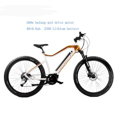 China Standard 48v 500w bafang M600 crank driven electric bikes for sale