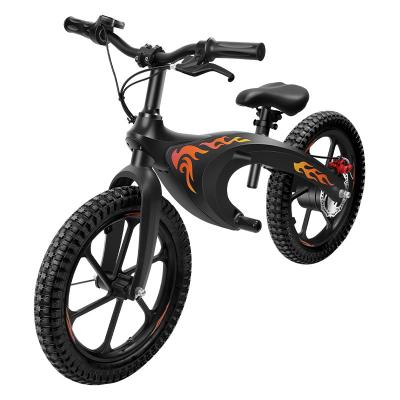 China Magnesium Alloy electric bike for kids new coming 16inch  250w 24v self mini Balance electric bicycle for sale