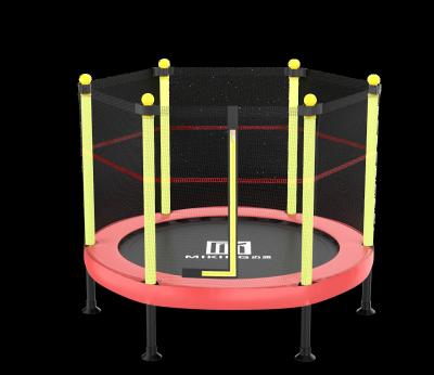 China With protective net 48 inch with protect net Round indoor Outdoor Trampoline Bounce Board Jumping Board fitness Home gym equipment for sale