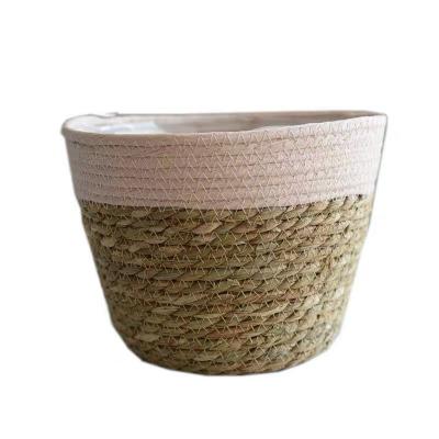 China Durable Material Planter Basket Vegetable Plankton Stylish Planter Baskets for Indoor and Outdoor Plants Perfect for Flower Pots Cover and Room Decoration for sale