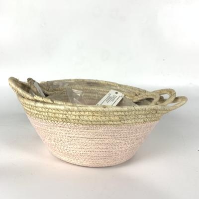 China CLASSIC hot selling flower pot planter storage baskets and eco-friendly straw woven garden pot for decoration for sale