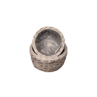 China New Style Modern Grass Flower Weaving Planter Pot, Indoor Plant Handmade Eco-friendly Pots, Vegetable Plankton Pots for sale