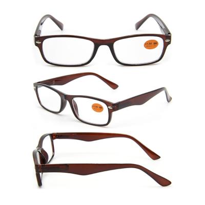 China High Quality Cheap Grandma PLASTICE READING GLASS With Color Reading Glass Plastic Thin Reading Glasses for sale