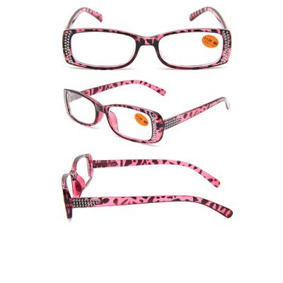 China Computer Glass Slim Design Style Plastic Square Reading Glasses for sale