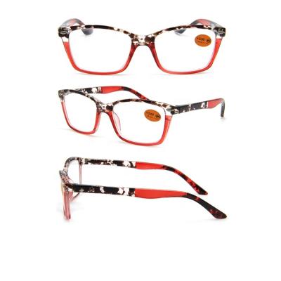 China Hot Sales Frame Design-Computer Glass Cheap Plastic Reading Glasses Slim Tall for sale