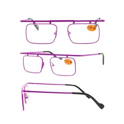 China Slim Hot Sales Wholesale Funny Metal Eyebrow Glass Reading Glasses for sale