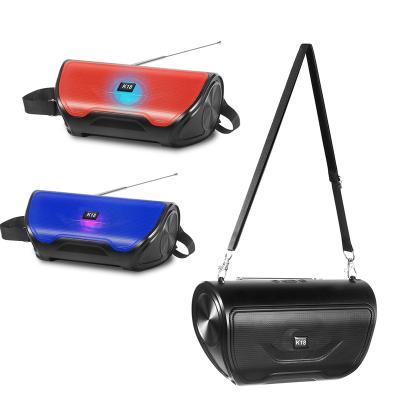 China Wireless Active Wireless Speaker With Light FM Radio Support Big Sound And Portable Speaker for sale