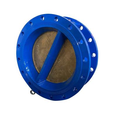 China General Cast Rubber Double Butterfly Plate Non Return Wafer Check Valve With Good Price for sale