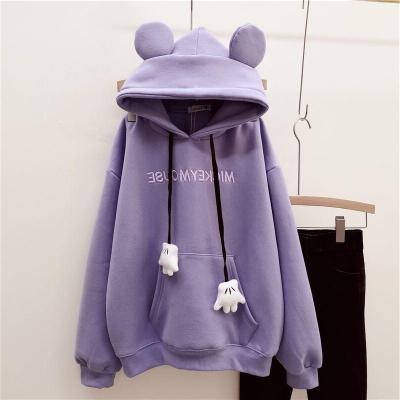 China CozyChic cheap direct classic cartoon factory price adult hoodie anti-shrink, hooded sweatshirt for women for sale