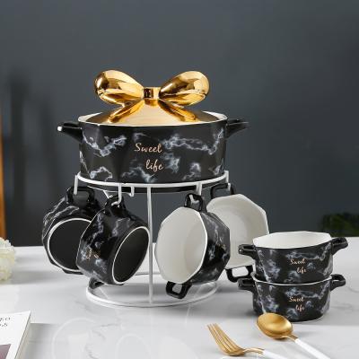 China Best Viable Multi Color Selling Fine Bone China Soup Pot Soup Bowl Dinner Set Ceramic Dinner Set Manufacturers Wholesale for sale