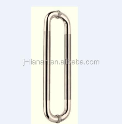 China Large Door Stainless Steel Glass Door Handle , O Shape JH-3095 / 300*25 for sale