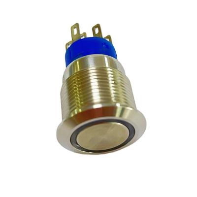 China Fine Quality Dpst Momentary Push Button Switches MPB19-A0F110-JQ Brass for sale