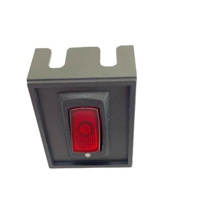 China Wholesale high quality illuminated 125V rocker switch plastic with red led for sale