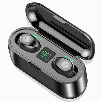 China Perfect Sound Amazon TOP Selling Gaming In-Ear Headphones Mini Led Display Mini Led Display Wireless Earbuds With Powerbank for sale