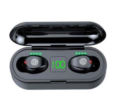 China Perfect New F9-2 Mini Case Tws Touch Control BT 5.0 Waterproof Wireless Earphone Noise Earbuds 2021 for sale