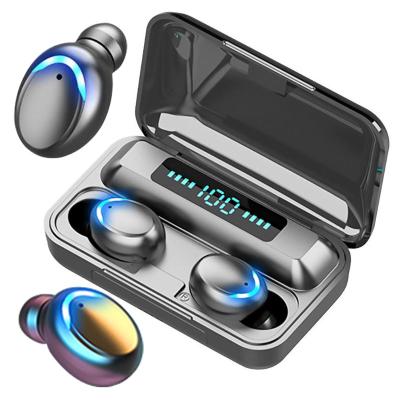 China Perfect Sound LCD Display Noise Canceling Sports F9-5C Wireless Gaming Earbuds Earphone With Microphone for sale