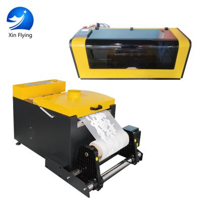 China Inkjet printer 30cm dtf printer for t shirt printing pet film dtf printing machine on stock for sale