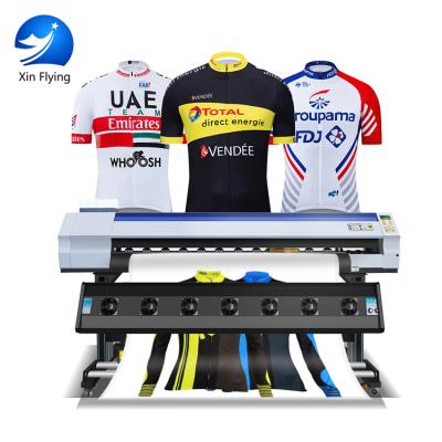 China 1.9 45m/h inkjet printer sublimation printer digital printing machine polyester printer Te koop