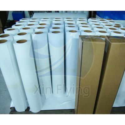 China Hot Sale 70g / 90g/ 100g sublimation paper roll for cotton / digital sublimation heat transfer paper for sale