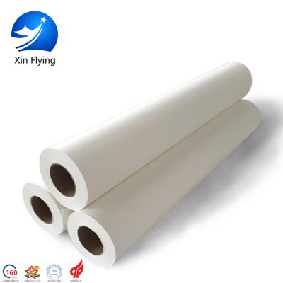 China Factory paper fast dry and transfer rate 95% roller 100g/90g sublimation transfer paper for sale