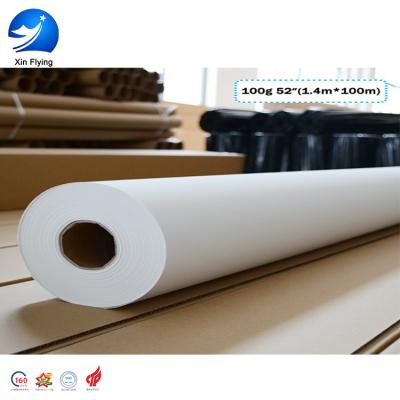 China China Factory 95% Best Quality 50g 70g 90g 100g Sublimation Transfer Paper Sheet Roll custom Size For Sale for sale