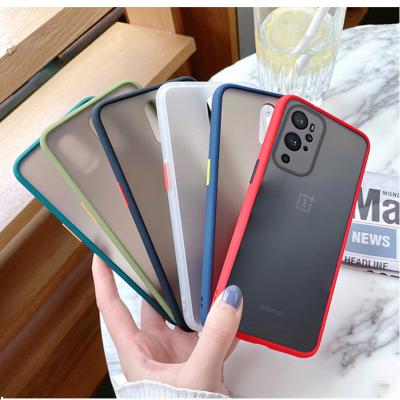 China Anti-fall Matte Frosted Translucent Simple Phone Case for OnePlus Nord N10 5G Nord N100 1+7T pro 9R Soft TPU for sale