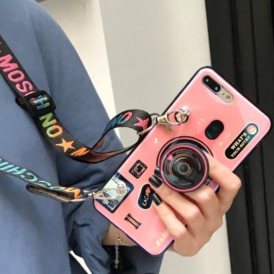 China Fashion Design Tpu Laser Shimmer Retro Camera Stand Kickstand Case For iphone 12 pro 11 pro XS Max Max X 8 for sale