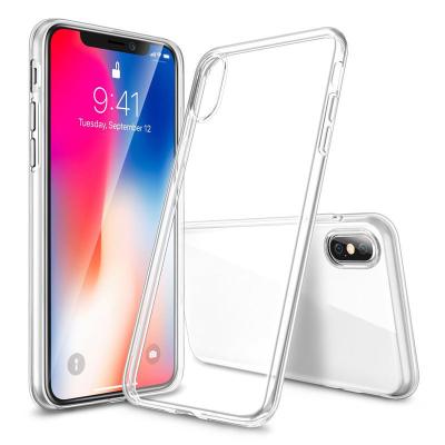 China 100% Fit 1.8MM Double Clear Soft TPU Protective Case Cover For iPhone XR/XS Max for sale