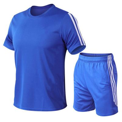 China 2 Pieces Set Of Breathable Sportswear Short Tracksuit Summer Men Short Set T-shirts And Shorts Wholesale Sweat Casual Suits for sale