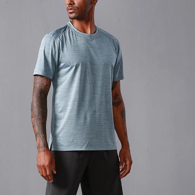 China Breathable T-shirt Men's Summer Round Neck Short Sleeve Shirt Sports Fitness Round Dry Basketball Training Clothing Quick for sale