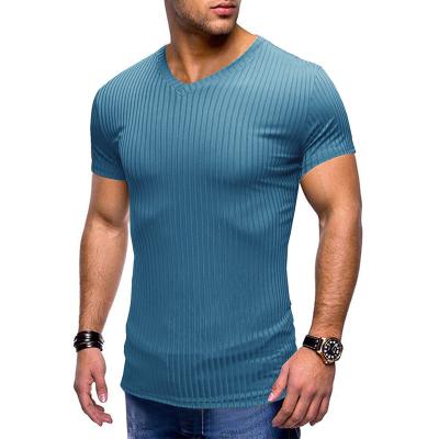 China Summer New Arrivals Solid Color Sleeve T-shirts Men's Custom Logo Short Sleeve Breathable Polyester Oversized T-shirt Plus Size T Shirt for sale