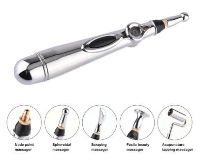 China Amazon Hot Selling 5 heads massage tools acupuncture point massager acupoint detector pain pen for sale