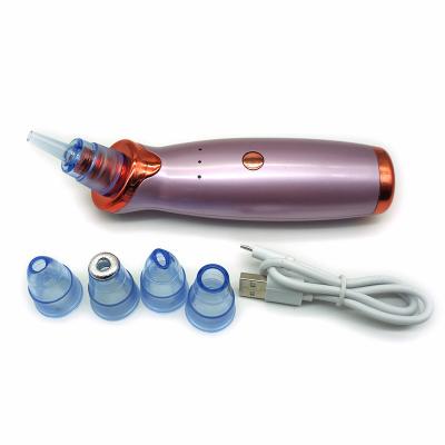 China High quality 5 in 1 facial pore deep cleaning electric rechargeable lithium battery vacuum suction blackhead remover vacuum for sale