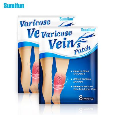 China Sumifun Varicose Veins Plaster Health Care Natural Herbal Extract Sticker Cure Varicosity Angiitis Remedy Pain Relief Patch for sale