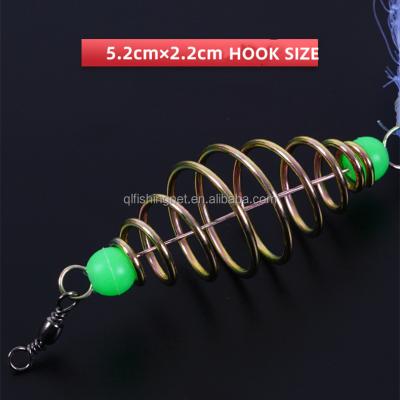 China Monofilament Factory Wholesale Bright Beads Swivel Fishing Tools Fishing Net Small Copper Mesh Folding Fishing Net for sale