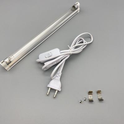 China 110V 185nm UV Light Lamp With 253.7nm Bulb And Plug 8W Ozone Lamp for sale