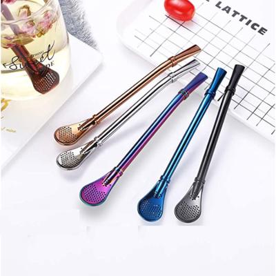 China Wholesale Disposable Stainless Steel Straw With Silicone Tips And Portable Pouch/Paper Box for sale