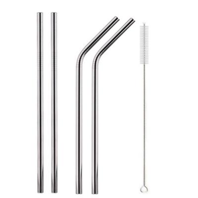 China 304 Stainless Steel Disposable Metal Drinking Straw Reusable Wholesale Colored Stainless Steel Straw for sale