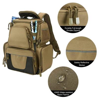 China Waterproof Custom 900D nylon waterproof fishing tool backpack catch bags fishing gear tackle bags for sale