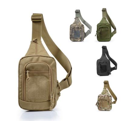 China Outdoor Tactical Molle Sling Backpack Bag Wear-Resistance Tactical Assault Sports Oxford Wading Chest Pack Cross Body Bag for sale